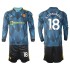 Camisola Manchester United Bruno Fernandes 18 Criança Equipamento Terceiro 2021-2022 Manga Comprida